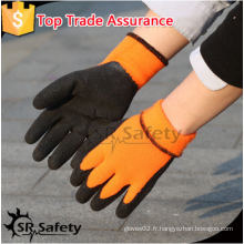 SRSAFETY 2016 gants de sécurité pour usage hivernal / gant en latex mousse / gants orange